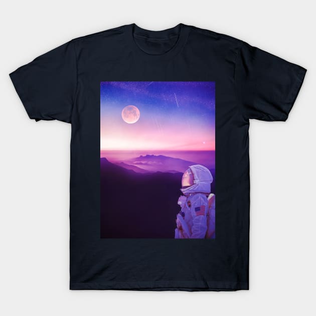 Perseid Meteor Shower T-Shirt by Inspire Change